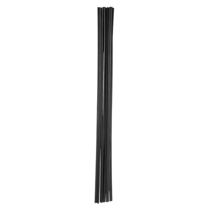MECCANIXITY 13.2 Inch Plastic Welding Rods, Double Strand Round Sticks ABS Welding Rods for Plastic Welder Kayak Car Bumper Repair Pack of 10 2.5x5mm, Black - color: Black, size: 13.2 Inch