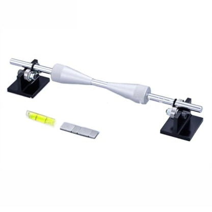 Motorcycle Wheel Balancer and Truing Stand, 15.75 in Aluminum Alloy, Portable Balancing Tool with Leveling Bubble