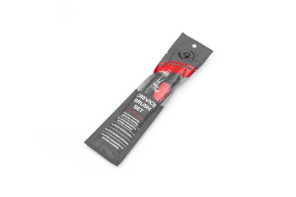 Detail Factory - Crevice Mini Detailing Brush Combo Kit - One Boar's Hair Brush + One Ultra-Soft Synthetic Brush, Heavy Cleaning Action for Small Spaces, Red + Black (2 Pack)