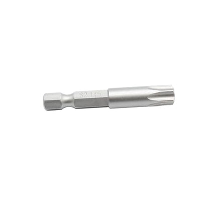 TEMO 25 pc T45 Torx Star Head Screwdriver Bit Set, S2 Steel 6 Point T-45 2 Inch Screwdriver Insert Bits - size: T45 2"L