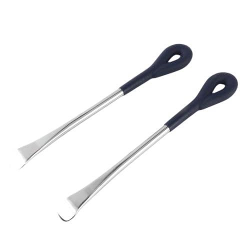 Professional 2Pcs Tire Lever Tool Spoon Set with Precision Quality, Great for Motorcycle and Bike Tire Changes, Suitable for DIY Enthusiasts and Travel Use