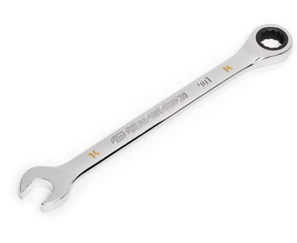 GEARWRENCH 14mm 4 Degree Swing Arch 12 Point Ratcheting Combination Wrench - 86914 - size: 14mm
