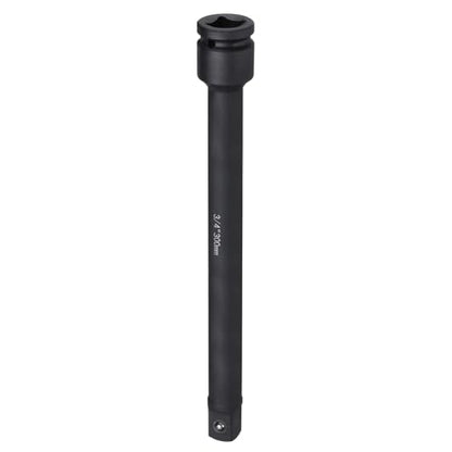 HARFINGTON Impact Socket Extension Bar 3/4" Square Drive 12" Long CR-V Steel Extension Rod Ratchet Wrench Driver Adapter for Axle Nut Sockets, Black - size: 3/4" Square Drive 12" Long