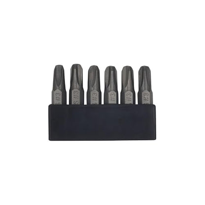 6Pcs 35mm JIS Screwdriver Bit Set with Magnetic Tip, 1/4 Hex Shank, S2 Alloy Steel & 6-Slot Storage Strip – Perfect for Japanese Motorcycles, Cars, Bicycles, and Equipment (JIS #3x6) - size: JIS #3x6
