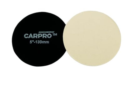 CARPRO Glass Polishing Pad - Polish Glass Scratches Etching, Correct and Clean Damaged Windshield & Window Glass - 5" (1 Pack) - size: 5 inch (Pack of 1)