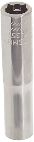 CRAFTSMAN Deep Socket, SAE, 1/4-Inch Drive, 9/32-Inch, 6-Point (CMMT43574) - size: 9/32"