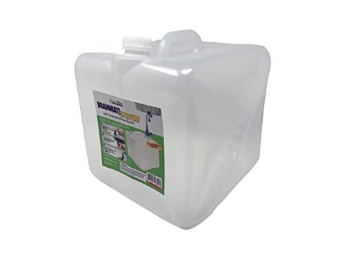 ValvoMax Oil Drain Containers – Clean, No-Mess Used Oil Collection System – Compatible Quick Twist Oil Drain Valve (20 Qt Jug with Handle) - style: 20 Qt Jug with Handle