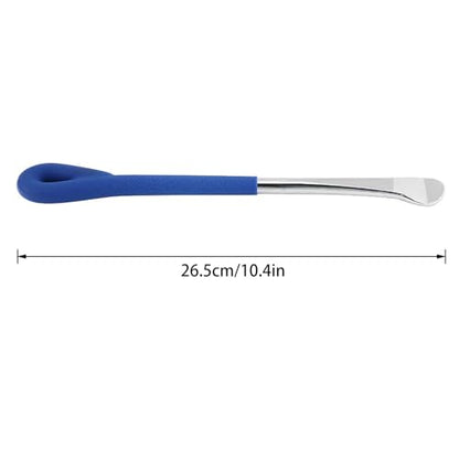 2Pcs Motorcycle Tire Lever Tool Spoon Set, Heavy Duty Bike Tire Change Tool, Hardened Carbon Steel Tire Repair Kit with Chrome Finish for Garage and On - the - Go Use