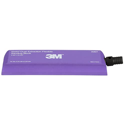 3M™ Hookit™ Dust Extraction Flexible Sanding Block 35827, 273 mm x 67 mm - size: 273 mm x 67 mm, style: Flat
