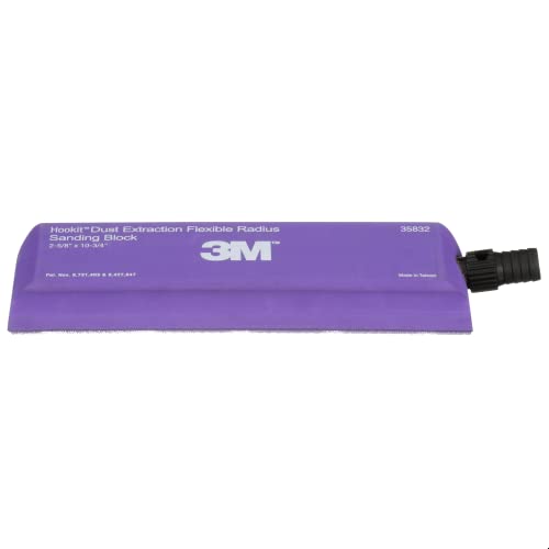 3M™ Hookit™ Dust Extraction Flexible Radius Sanding Block 35832, 273 mm x 66 mm - size: 273 mm x 66 mm, style: Curved