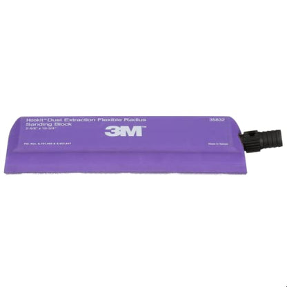 3M™ Hookit™ Dust Extraction Flexible Radius Sanding Block 35832, 273 mm x 66 mm - size: 273 mm x 66 mm, style: Curved