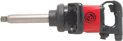 Chicago Pneumatic CP7782-6 Air Impact Wrench (1 Inch), 6 Inch Ext. Anvil, Air Gun Industrial Repair & Assembly Tool, D-Handle , Pinless Rocking Dog, Max Torque Output 1920 ft. lbf/2600 Nm, 5200 RPM - size: 6-Inch, style: Tool - Extended Anvil