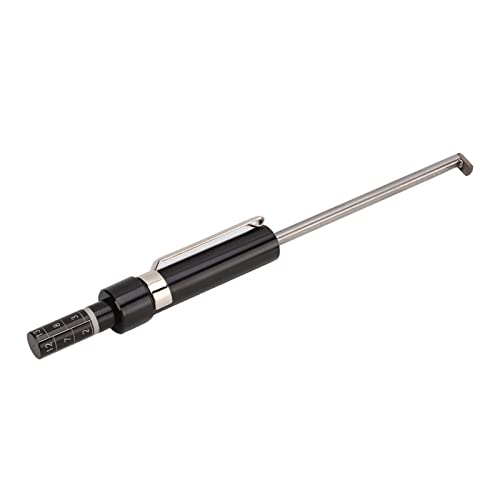 Brake Pad Thickness Gauge Metal ABS Brake Pad Measuring Tool High Tire Tread Depth Scale for Internal External