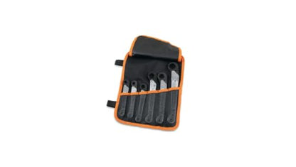 Beta 120/B6N Ratchet Flare Nut Wrench Set, 6-Piece Metric 10-22mm, 12-Point | Single End Opening, Reversible Ratcheting Line Wrench Set for Brake Lines, Fuel Lines, Hydraulic Fittings & Automotive Repair