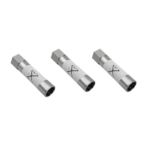 3 Pcs 8-Spline Lug Nut Key Lock Tool 65100 for Cars 13/16'' Hex, Wheel Lock Key Replacement for Spline Lug Nuts - color: 3Pcs