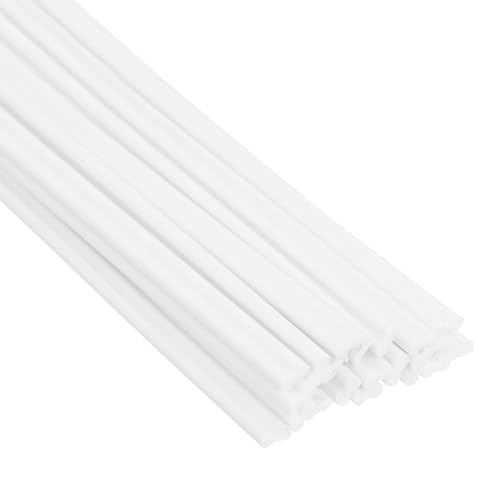 Plastic Welding Rods, Welder Rod High-Strength Waterproof Fit for Repairing Plastic Bumper - color: White