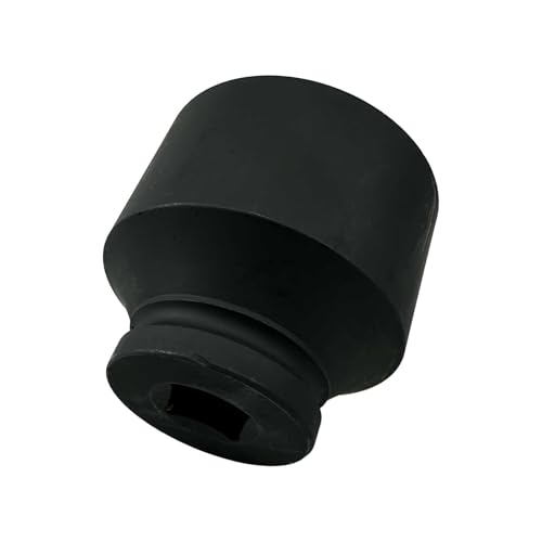 65mm Impact Socket, 3/4" Drive 12 Point Metric Axle Nut Socket Wrench, 40CR Heavy Duty Spindle Nut Remover Tool for Auto Repair (65mm)