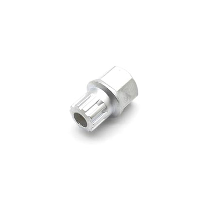 TMAX 55/10Pt Anti-Theft Wheel Lock Lug Nut Removal Socket Key for Vw Audi | Wheel Lock Nut Socket Adapter | Anti-Theft Screw Remover Repair Tool | Tyre Fitting, Garage Repair, Tire Change - size: 55/10PT