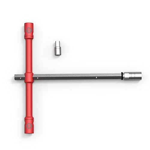 GTE TOOLS - LugStrong 26" Universal Compact Lug Wrench Set, Super-Strong Tire Iron & Lug Nut Remover - 2x more torque! Never Get Stuck on the road again! 3-PACK - color: 3-pack