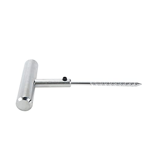 Modengzhe Tire Repair Puncture Tool Heavy Duty Stanless Steel T-Handle Tire Plug Repair Tool for Automobiles Motorcycles or Bicycles - size: 1 PCS
