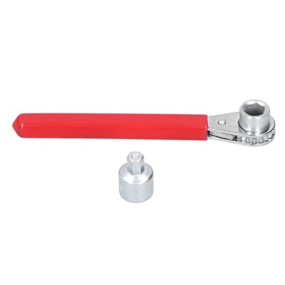 10mm Ratchet Wrench 2 in 1 10mm Battery Terminal Ratchet Wrench for 3/8in Top Post O.E. Terminal and 5/16in Side Bolt Post, Battery Wrench for Top Side Post, RV Sport Car Wrench