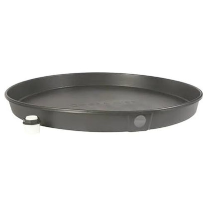 Camco Water Heater Drain Pan, Plastic Leak Catch Tray with Drain Fitting, Fits Electric Water Heaters up to 26" Diameter, 32-Inch (OD), 28-Inch (ID) - size: 28" ID, style: PVC Fitting