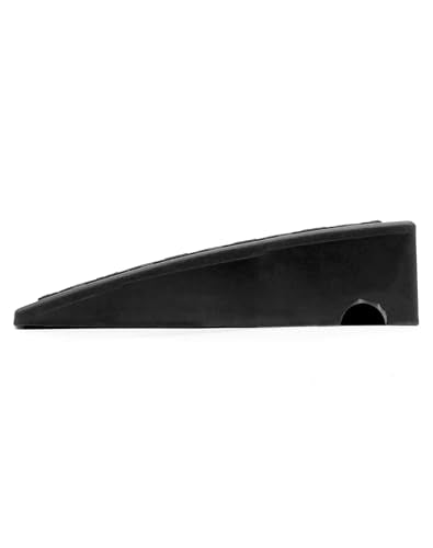 Heavy-Duty PVC Curb Ramp Set for Wheelchairs, Motorcycles, and Vehicles - 2 Pack, 2000lbs Load Capacity, All-Weather, Textured Surface