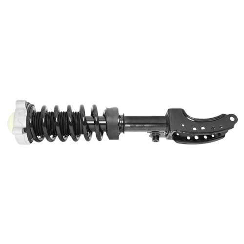 Detroit Axle - Front Struts for Porsche Cayenne Audi Q7 Volkswagen Touareg, Complete Struts with Coil Spring Assembly Ready Strut Shock Replacement [Excludes Air and Electronic Suspension] - size: 11104_11105/Pair