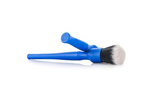 Detail Factory - Synthetic Detailing Brush Set - Ultra-Soft Interior Car Cleaning Brushes for, Screens, Emblems, & Tight Spaces - Blue - color: Blue