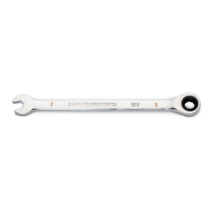 GEARWRENCH 7mm 4 Degree Swing Arch 12 Point Ratcheting Combination Wrench - 86907 - size: 7mm