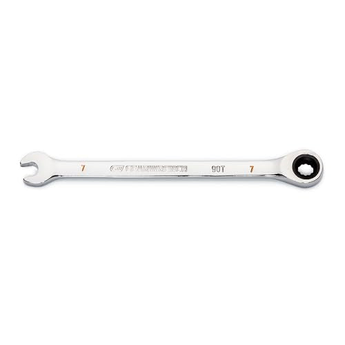 GEARWRENCH 7mm 4 Degree Swing Arch 12 Point Ratcheting Combination Wrench - 86907 - size: 7mm