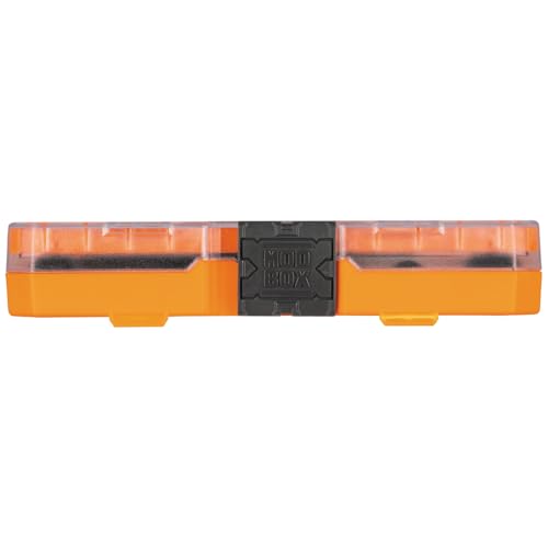 Klein Tools 65242 KNECT Impact Socket Set, Ratcheting Screwdriver Set, 1/4-Inch Drive, 4 SAE and 4 Metric Flip Sockets, 16 Hex Sizes, Adapters, MODbox Case - size: 16-in-1 KNECT