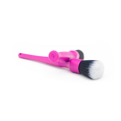 Detail Factory - Synthetic Detailing Brush Set - Ultra-Soft Interior Car Cleaning Brushes for, Screens, Emblems, & Tight Spaces - Pink - color: Pink