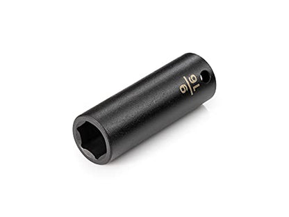 TEKTON 3/8 Inch Drive x 9/16 Inch Deep 6-Point Impact Socket | SID13014 - size: 9/16 Inch, style: Deep