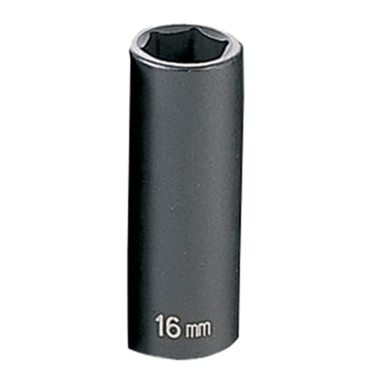 Grey Pneumatic 3/8” Drive x 16MM Deep socket - style: 16mm Deep