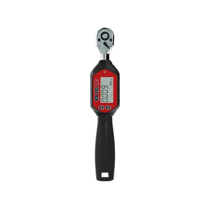 Digital Torque Wrench 3/8-inch Drive, 1.33-44.25 ft-lbs (1.8-60 Nm) (16-531 inch Pound) with Buzzer & LED, Calibrated (VTWM-60), Red