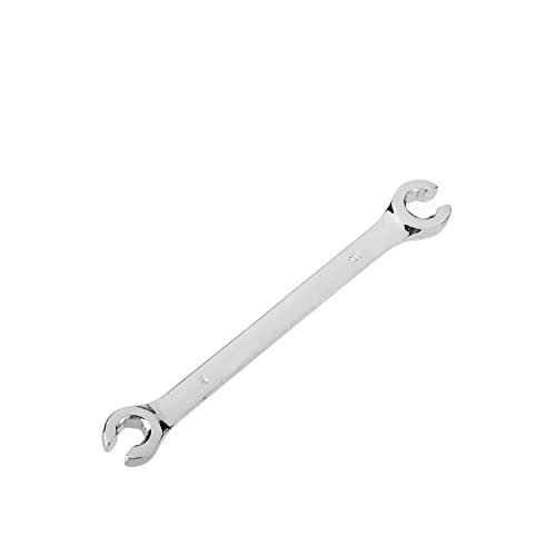 Flare Nut Wrench, 8mmx10mm Metric Double Open End, High Carbon Steel and Chrome Plating, for Household Maintenance and General Repairs - size: 8x10mm 1pcs
