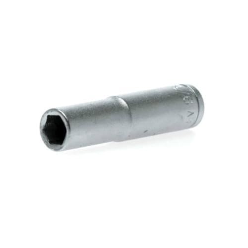 Teng Tools 9/32 Inch 6 Point SAE Deep 1/4 Inch Drive Chrome Vanadium Socket | Mechanic Tool | Hand Tool - M140209-C - size: 9/32 Inch, style: Deep SAE