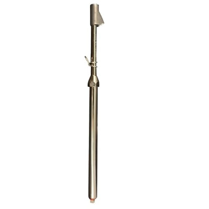 Milton S-986 Straight Foot Dual Head Tire Pressure Gauge with Dual Head Chuck, 10-160 PSI Heavy Duty Air Pressure Gauge for Semi Truck, Tractor Trailer, Dually, RV and Automotive Tires