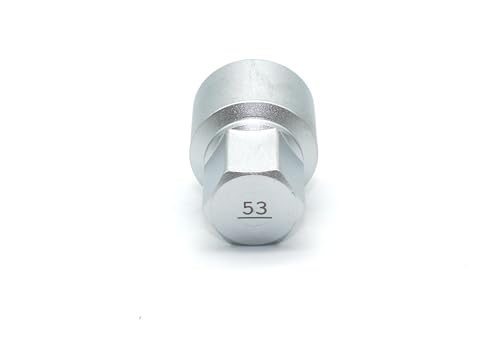 TEMO #53 Anti-Theft Wheel Lug Nut Removal Socket Key 3437 for Porsche - size: #53