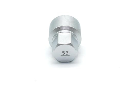 TEMO #53 Anti-Theft Wheel Lug Nut Removal Socket Key 3437 for Porsche - size: #53