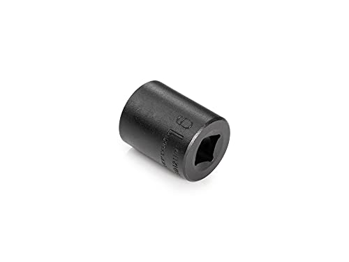 TEKTON 3/8 Inch Drive x 16 mm Shallow 6-Point Impact Socket | SID12116 - size: 16 mm, style: Shallow