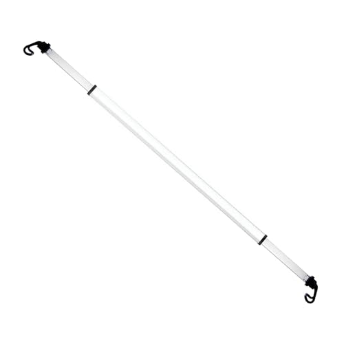 Groz 5000 Lumen Rechargeable Under-Hood Light - Expandable 46.5"-68" Aluminum Work Light for Automotive Repair (55123) - color: Silver Housing