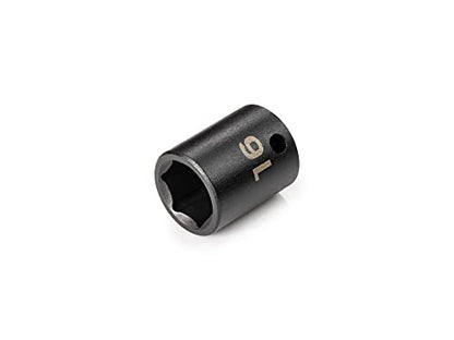 TEKTON 3/8 Inch Drive x 16 mm Shallow 6-Point Impact Socket | SID12116 - size: 16 mm, style: Shallow