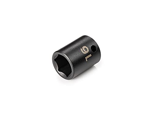TEKTON 3/8 Inch Drive x 16 mm Shallow 6-Point Impact Socket | SID12116 - size: 16 mm, style: Shallow