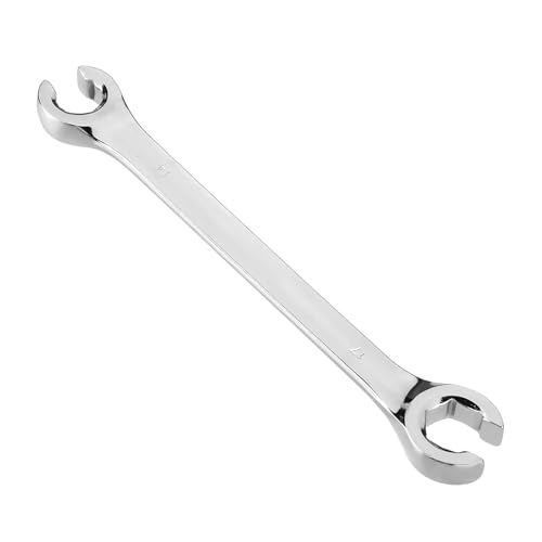 Utoolmart Flare Nut Wrench, 14mm x 17mm Metric Double Open End Wrench - color: 1pcs, size: 14x17mm