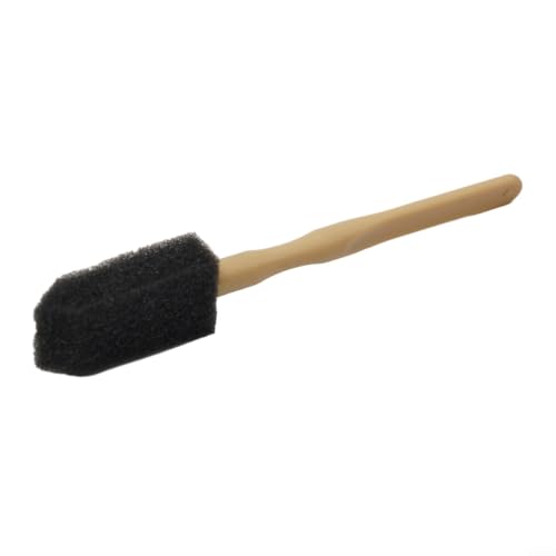 5Pcs Car Air Vent Cleaning Brush Set Soft Sponge Detailing Tool for Grille Dashboard Console Interior Dust Removal Black