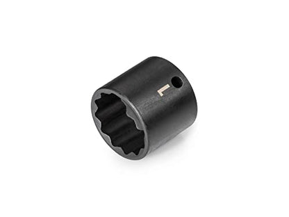 TEKTON 3/8 Inch Drive x 1 Inch Shallow 12-Point Impact Socket | SID12225 - size: 1-Inch, style: Shallow