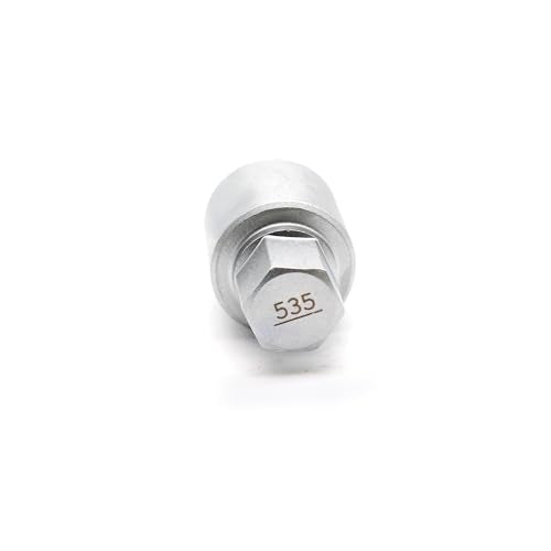 TMAX 535 Wheel Lock Nut Screw Removal Key Anti-Theft Lugnut Socket S3056 for Vw Audi Vag Volkswagen Vehicles - size: 535