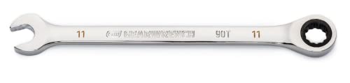GEARWRENCH 11mm 4 Degree Swing Arch 12 Point Ratcheting Combination Wrench - 86911 - size: 11mm